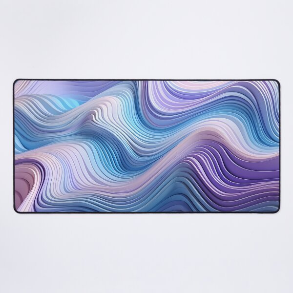Item preview, Tranquil Waves: A Symphony in Blue and Violet designed and sold by VectorPlace.