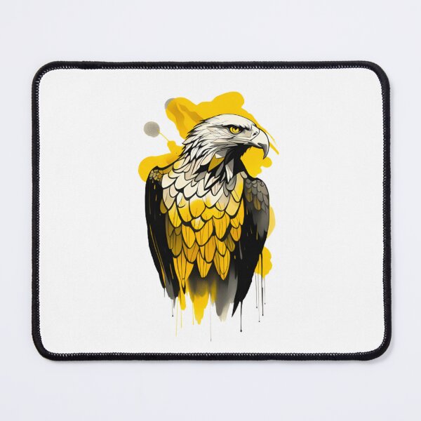 Item preview, Cool Abstract yellow eagle art designed and sold by KorArtStudio.