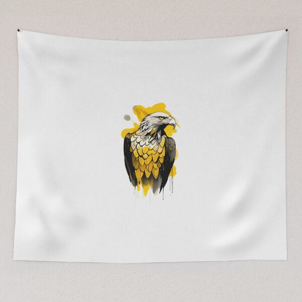 Item preview, Cool Abstract yellow eagle art designed and sold by KorArtStudio.