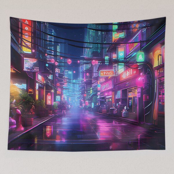 Item preview, Neon Tokyo Alleys designed and sold by FTS-Studio.