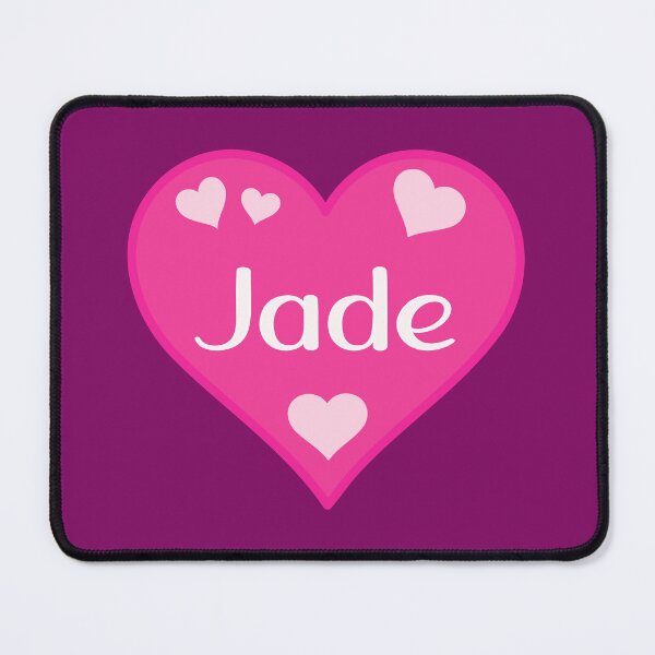 Item preview, Jade Name Pink Heart  designed and sold by Jeallan Designs.