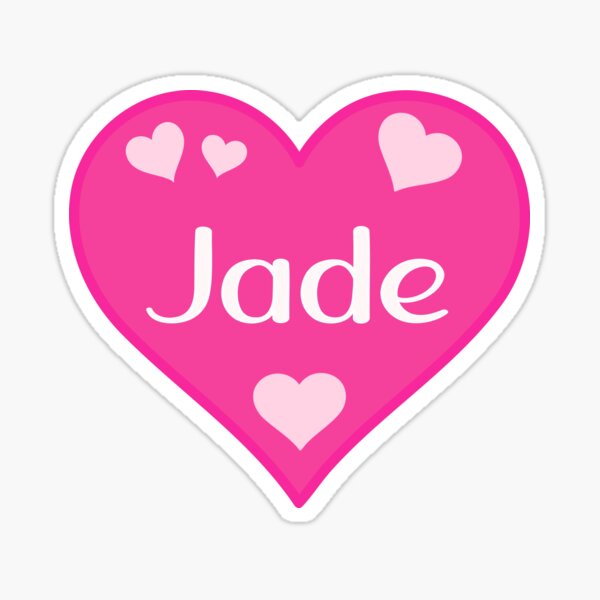 Compra Pegatinas Personalizadas Con El Nombre Jade: Añade Un Toque Único A  Tu Vida Diaria al por mayor