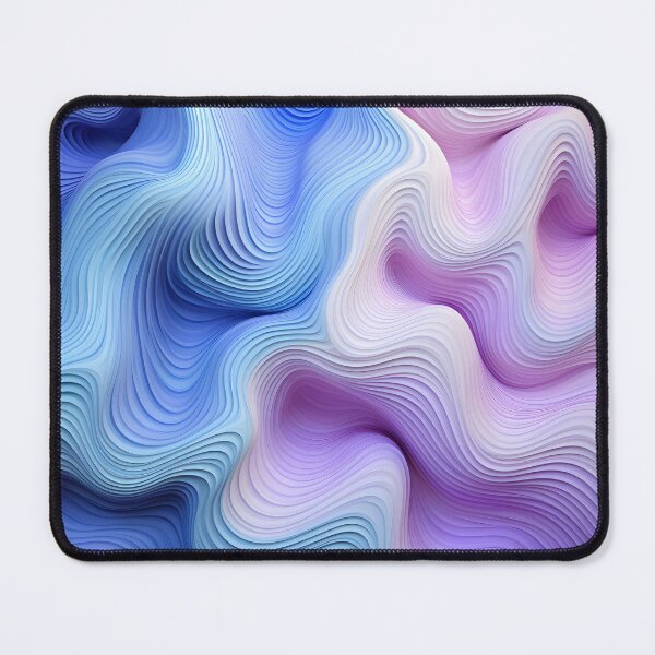 Item preview, Spectral Curves: Harmonizing Lavender and Sky designed and sold by VectorPlace.