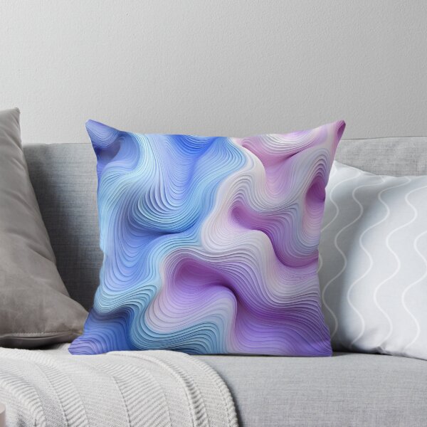 Item preview, Spectral Curves: Harmonizing Lavender and Sky designed and sold by VectorPlace.
