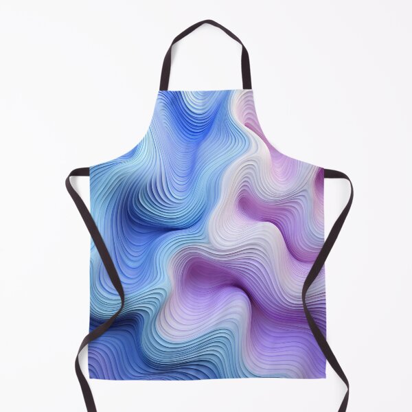 Item preview, Spectral Curves: Harmonizing Lavender and Sky designed and sold by VectorPlace.