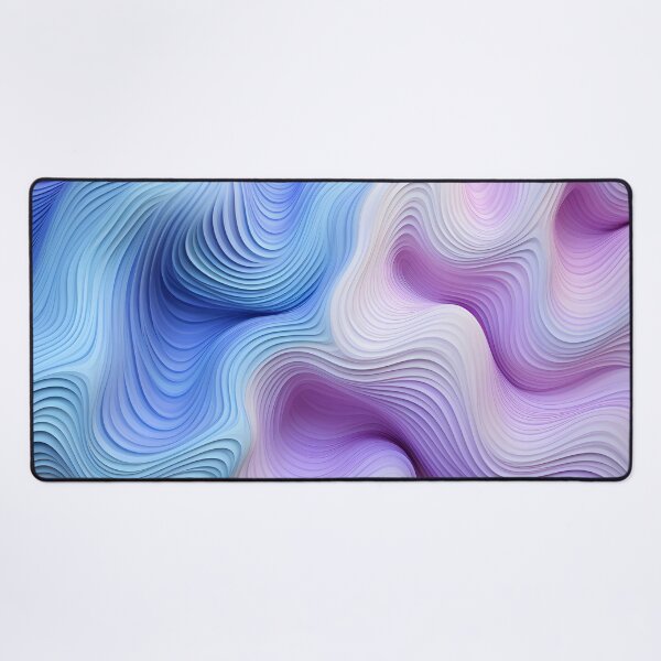 Item preview, Spectral Curves: Harmonizing Lavender and Sky designed and sold by VectorPlace.