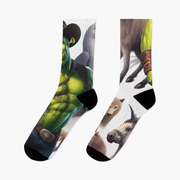 Item preview, Sexy Muscled Cowboy Shrek designed and sold by atikus.