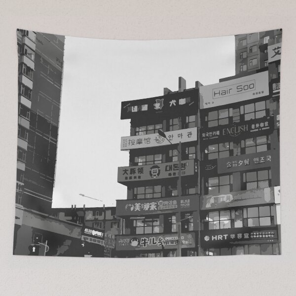 Aperçu de l'œuvre Striking Skylines 3 (Gris) créée et vendue par scanalogous.