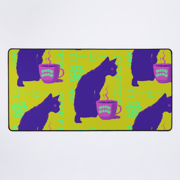 Item preview, cat and coffee winter arc designed and sold by Catophile.