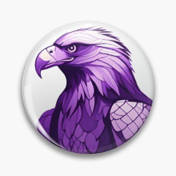 Item preview, Purple Eagle art designed and sold by KorArtStudio.