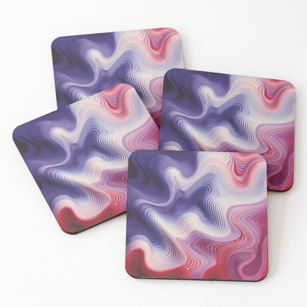 Item preview, Abstract Whirl: The Dance of Crimson and Violet designed and sold by VectorPlace.