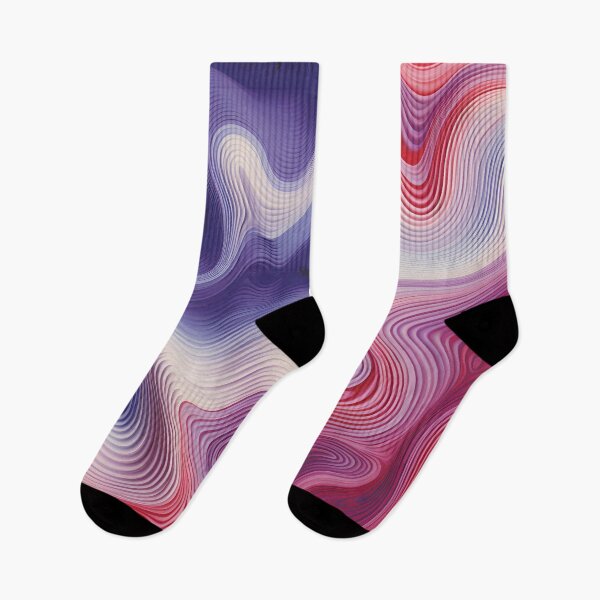 Item preview, Abstract Whirl: The Dance of Crimson and Violet designed and sold by VectorPlace.