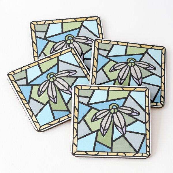Item preview, Naupaka Stain glass  designed and sold by dmamo.