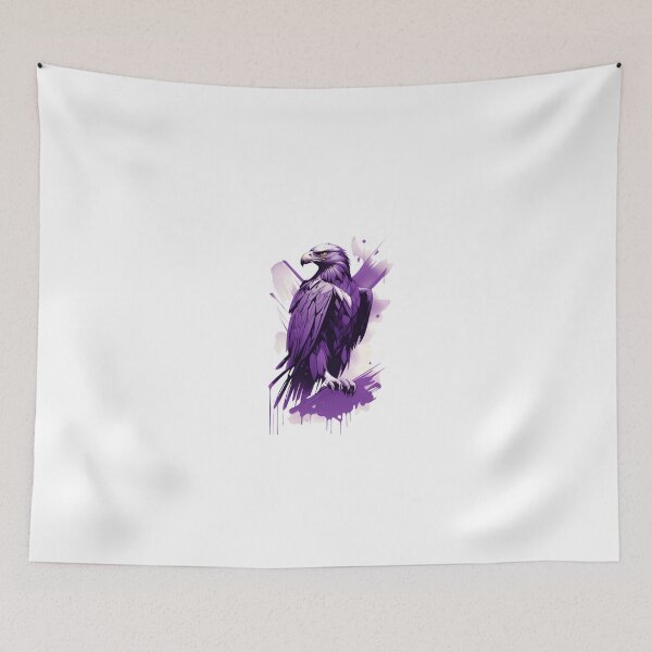 Item preview, Abstract purple eagle art designed and sold by KorArtStudio.