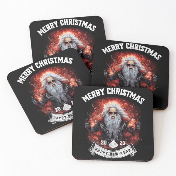 Item preview, Heavy metal santa, ugly christmas sweater, cool santa designed and sold by Dahlann.