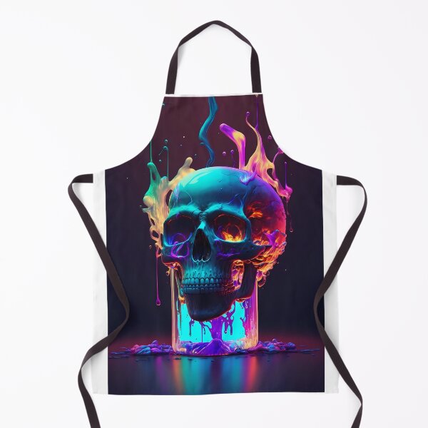 Item preview, Colorful Neon Skull designed and sold by Stevburykingev.