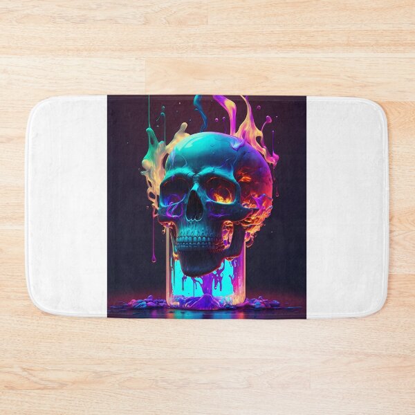 Item preview, Colorful Neon Skull designed and sold by Stevburykingev.