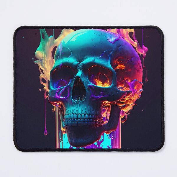 Item preview, Colorful Neon Skull designed and sold by Stevburykingev.