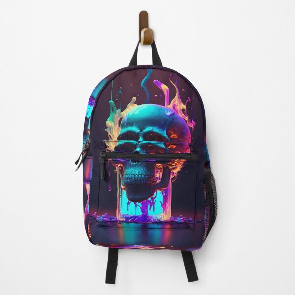 Item preview, Colorful Neon Skull designed and sold by Stevburykingev.