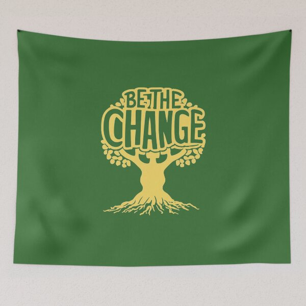 Item preview, Be the change. Be Bold. Be Inspirational. A symbol of unity, encouraging everyone to contribute to a brighter, more inclusive future. Be the change you wish to see. designed and sold by bubblylive.