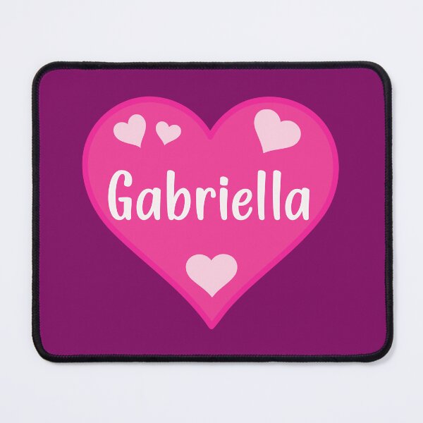 Item preview, Gabriella Name Pink Heart designed and sold by Jeallan Designs.