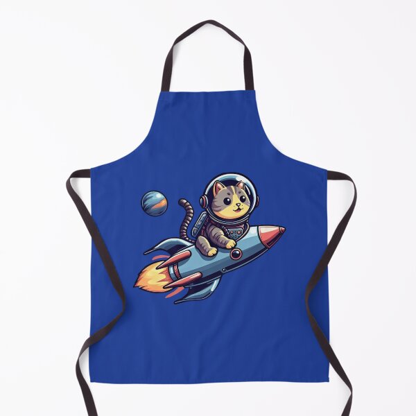 Item preview, Astronaut Cat Riding Rocket designed and sold by Myra365Art.