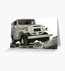 The Mighty Toyota Landcruiser Greeting Card