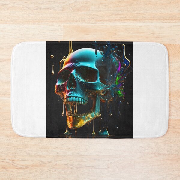 Item preview, Colorful Paint Skull designed and sold by Stevburykingev.