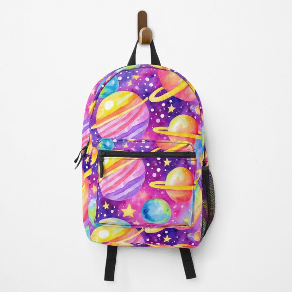 Item preview, Pastel Watercolor Planet and Stars Galaxy designed and sold by craftyvixenart.