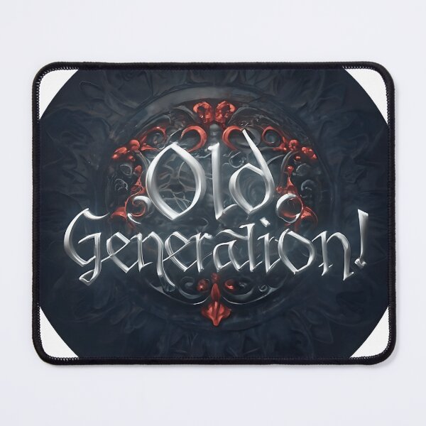 Item preview, TEXT.Shirt.print_Old Generation! designed and sold by PixelPrisma.