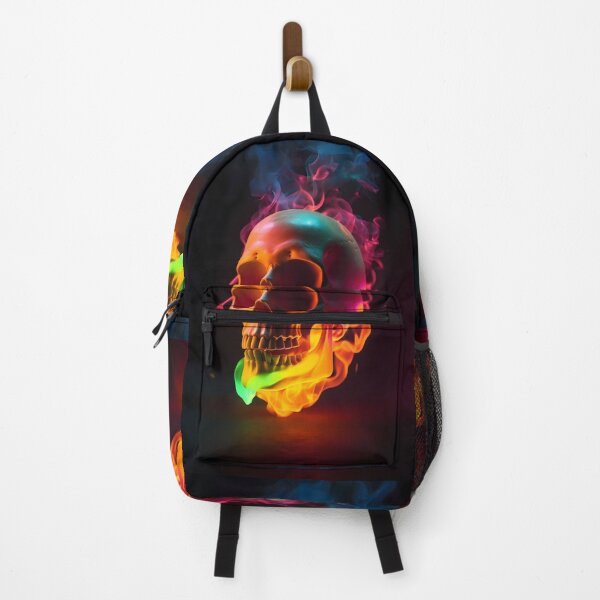 Item preview, A burning neon skull designed and sold by Stevburykingev.