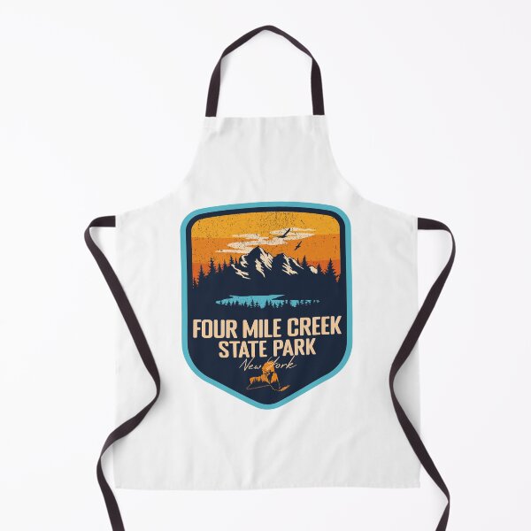 Item preview, Four Mile Creek State Park New York - NY Sunset Grunge Texture Badge Forest and Wilderness  designed and sold by mountainfad.