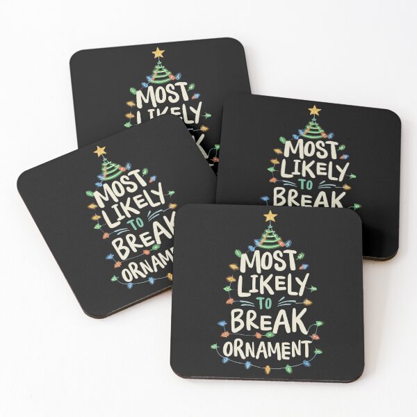 Item preview, Most Likely To Break An Ornament Funny Christmas Lights xmas designed and sold by VisualElegant.