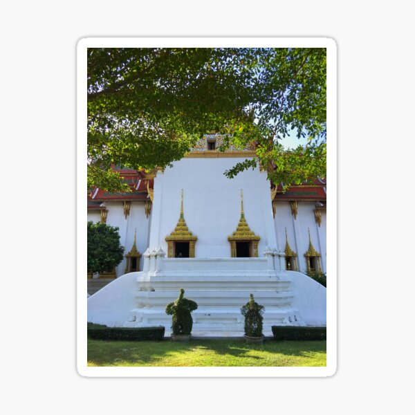 Item preview, Thai Temple With Bushes Sculptured In The Shape Of Elephants designed and sold by Michael McGimpsey.