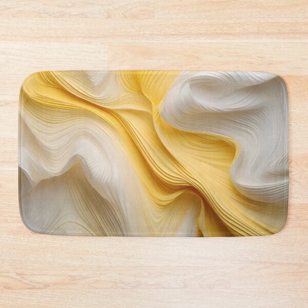 Item preview, Golden Silk Waves Abstract Design designed and sold by VectorPlace.
