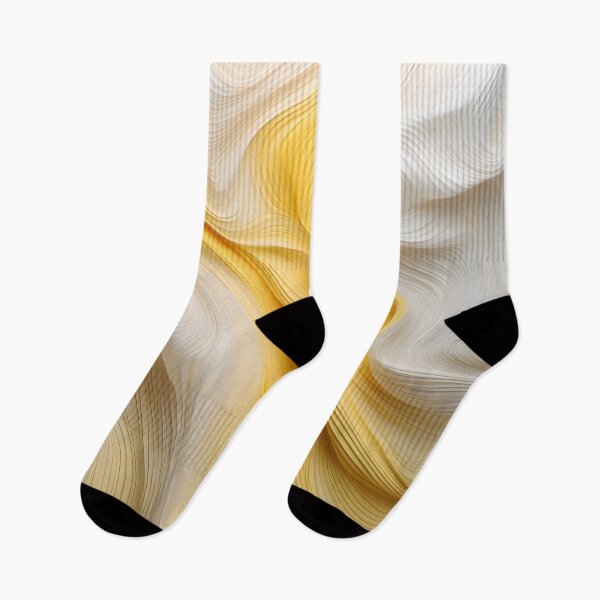 Item preview, Golden Silk Waves Abstract Design designed and sold by VectorPlace.