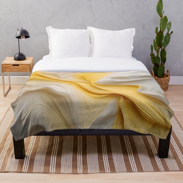 Item preview, Golden Silk Waves Abstract Design designed and sold by VectorPlace.