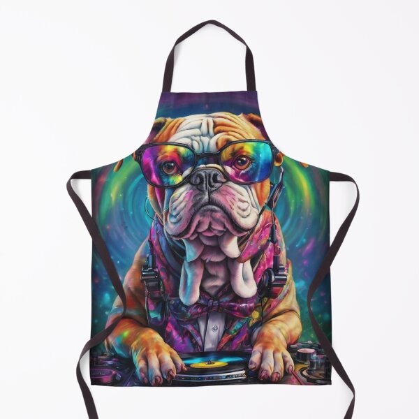 Item preview, Trendy Bull Dog DJ/EDM/Party Graphic Costume Women Men T-Shirt Unisex Softstyle / Gift for her / Gift for him / Gift for mom / Gift for dad designed and sold by Couple style pattern.