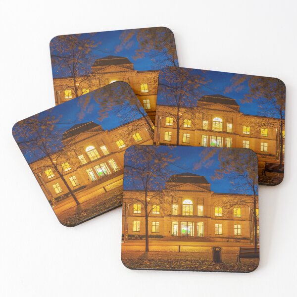 Item preview, Bremer Kunsthalle in autumn at dusk, Bremen designed and sold by Torsten  Krüger.