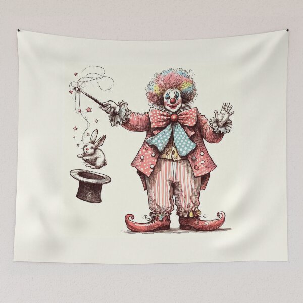 Item preview, clown and bunny designed and sold by storeofmylOVE.