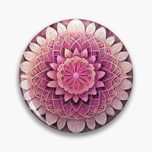 Item preview, Pink Leaves | Fractals and Mandalas | Sublime Nature designed and sold by monkeybusiness.pt.
