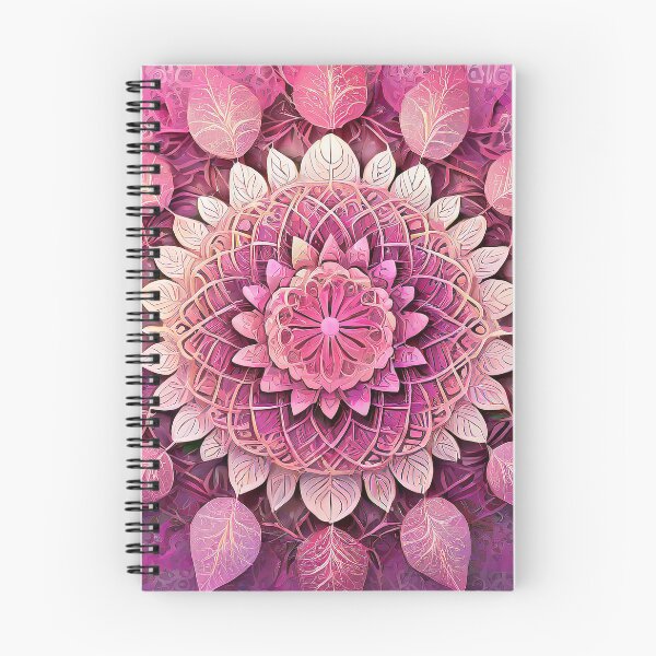 Item preview, Pink Leaves | Fractals and Mandalas | Sublime Nature designed and sold by monkeybusiness.pt.