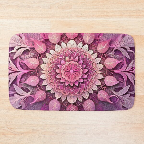 Item preview, Pink Leaves | Fractals and Mandalas | Sublime Nature designed and sold by monkeybusiness.pt.