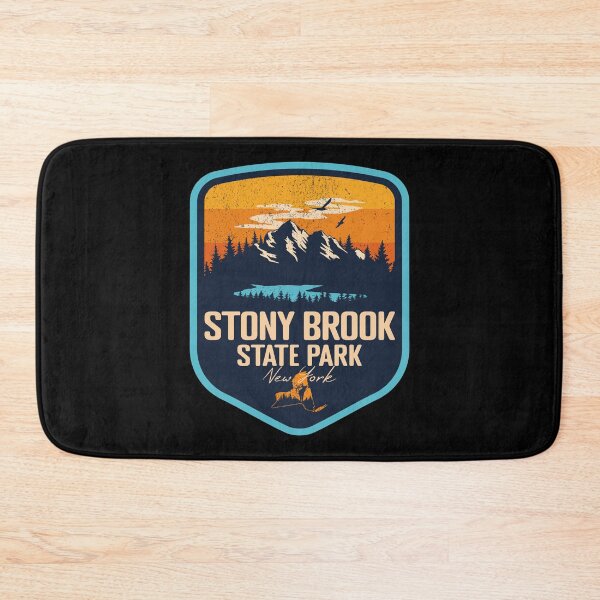Item preview, Stony Brook State Park New York - NY Sunset Grunge Texture Badge Forest and Wilderness  designed and sold by mountainfad.