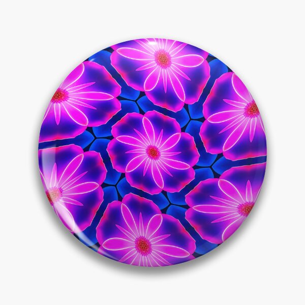 Item preview, Bright Pink Flower Patterns designed and sold by Patternflower.