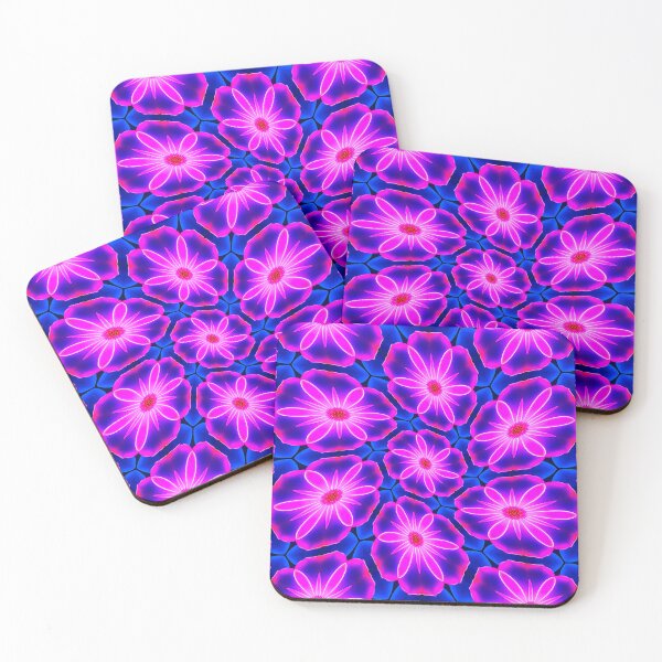 Item preview, Bright Pink Flower Patterns designed and sold by Patternflower.