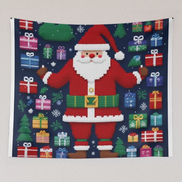 Item preview, Santa Claus with a Sack of Presents  designed and sold by aipaint.