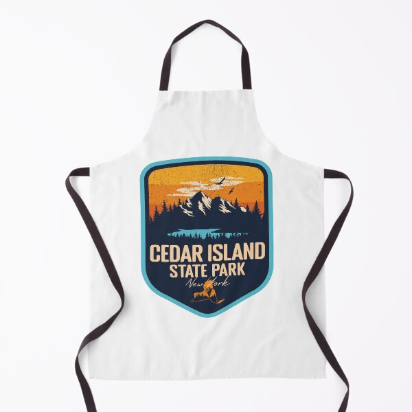 Item preview, Cedar Island State Park New York - NY Sunset Grunge Texture Badge Forest and Wilderness  designed and sold by mountainfad.