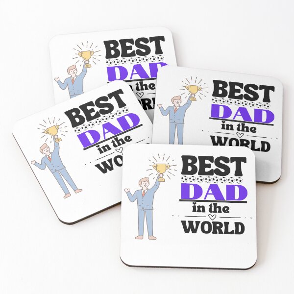 Item preview, Best Dad in the World (Soccer) designed and sold by BlesstB.