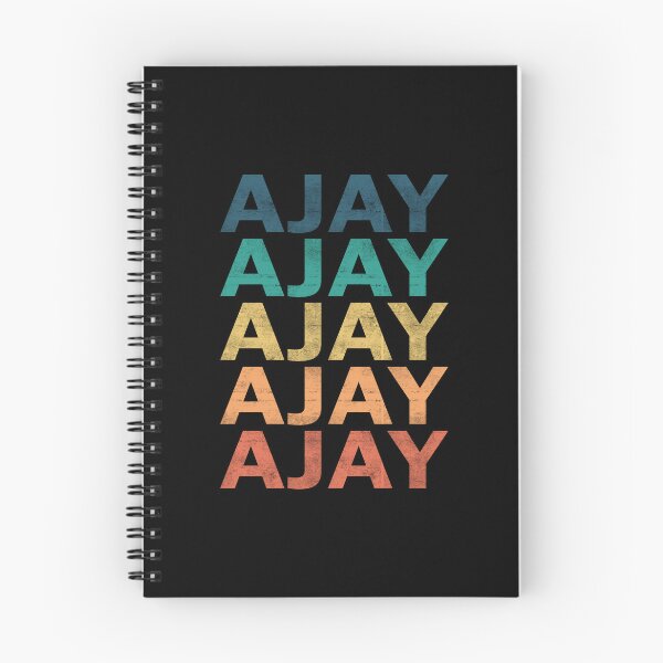Item preview, Ajay Name - Ajay Vintage Retro Proud Name designed and sold by LeonorBialasz.